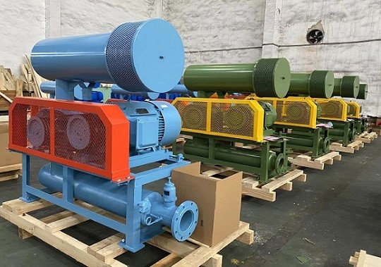 850-2000 RPM Souffleur à 3 lobes vert de l'armée pour la protection de l'environnement