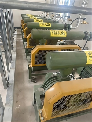 7000mmAq souffleur RPM1250 37KW souffleur à trois racines pour l'industrie de la pâte et du papier