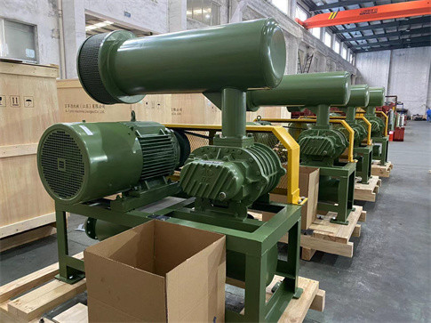 850-2000 RPM Souffleur à 3 lobes vert de l'armée pour la protection de l'environnement