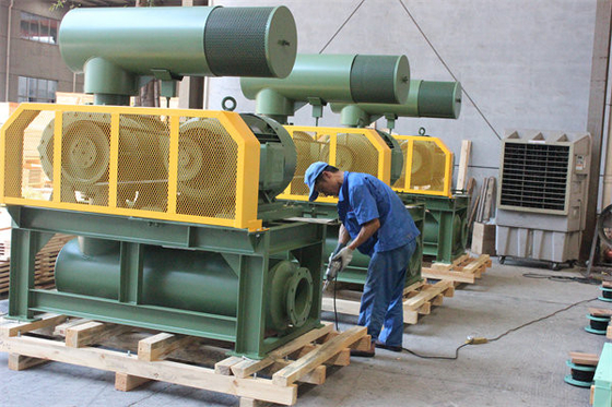 Ventilateur rotatoire du lobe 60KPA trois pour le transport de gaz