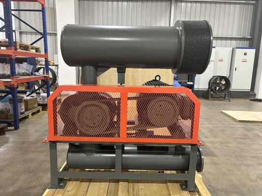 DN40 (1.5 ') Trois lobes racines souffleur avec 0,37-1,11 m 3 / min Capacité d'air et 2300 tours / min Max