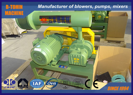 7,38 ventilateur de racines de lobe de M3/Min Positive Displacement Cast Iron trois
