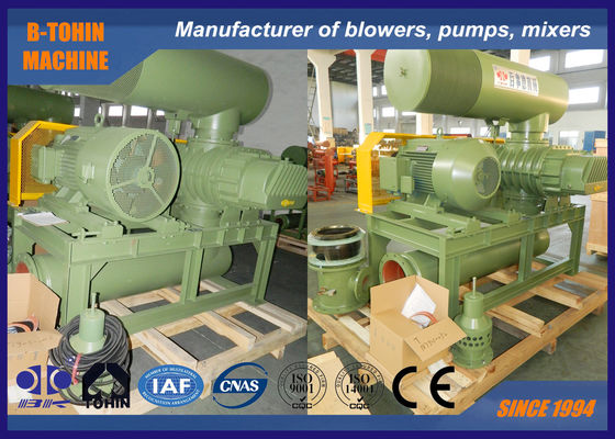 Bk9030S de grande puissance 132kW souffleur à trois racines pour le traitement de l'eau, traitement des eaux usées