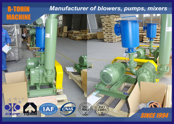 DN150 (6") pompe à vide de ventilateur de racines de 27.19m3/min 45kw -70KPA