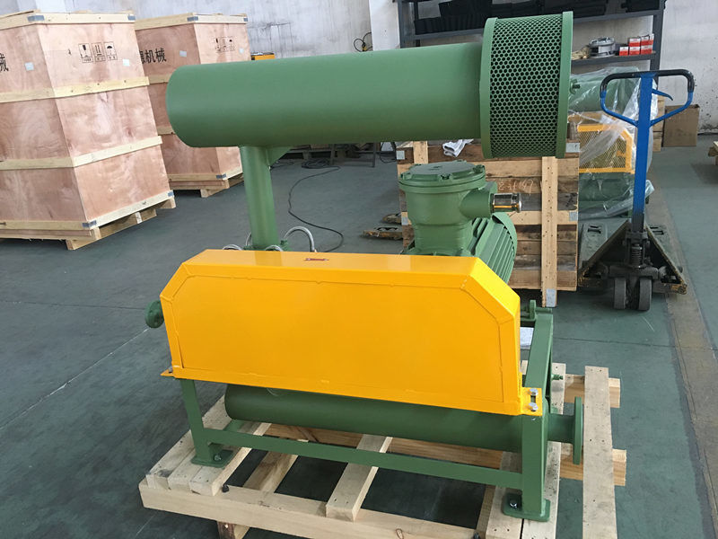 10 à 50 Kpa BK6015 vert pour l'armée, souffleur à trois racines pour le traitement des eaux usées