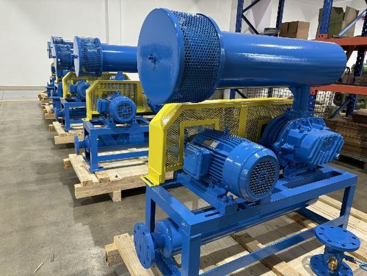 Refroidissement à l'eau Souffleur à racines à trois lobes avec une pression de 60 à 80 KPA et une capacité d'air de 31,89 à 50,67 m3/min