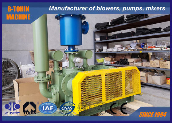 DN100 4“  8,7 m³/min -60KPA 18,5KW Pompe à soufflante Roots à refroidissement par air à pression négative
