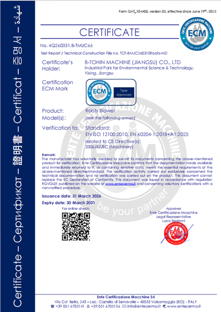 La Chine B-Tohin Machine (Jiangsu) Co., Ltd. certifications